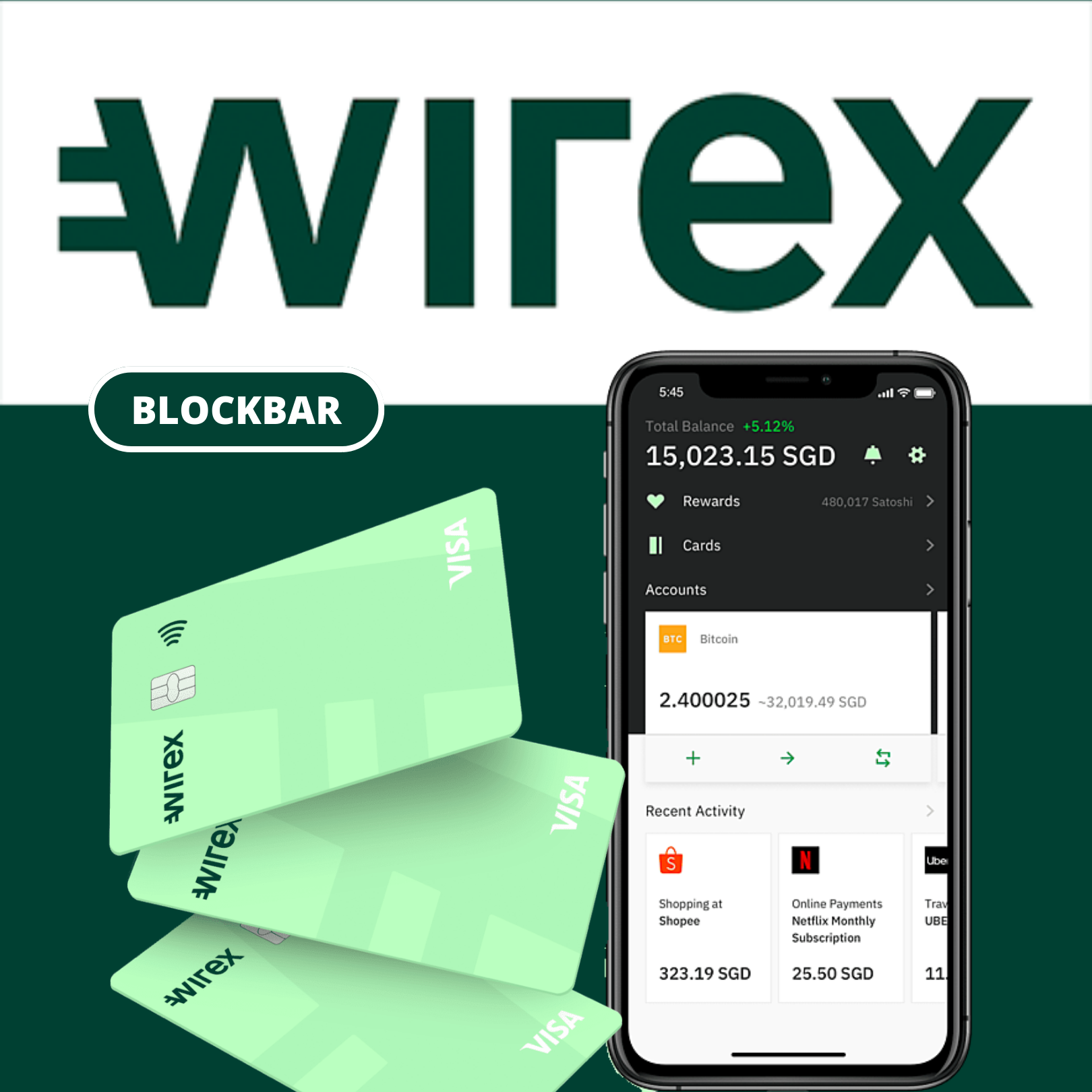 區塊鏈應用－加密貨幣信用卡1】Wirex 信用卡介紹，海外刷卡雙倍回饋- 區塊吧BLOCKBAR